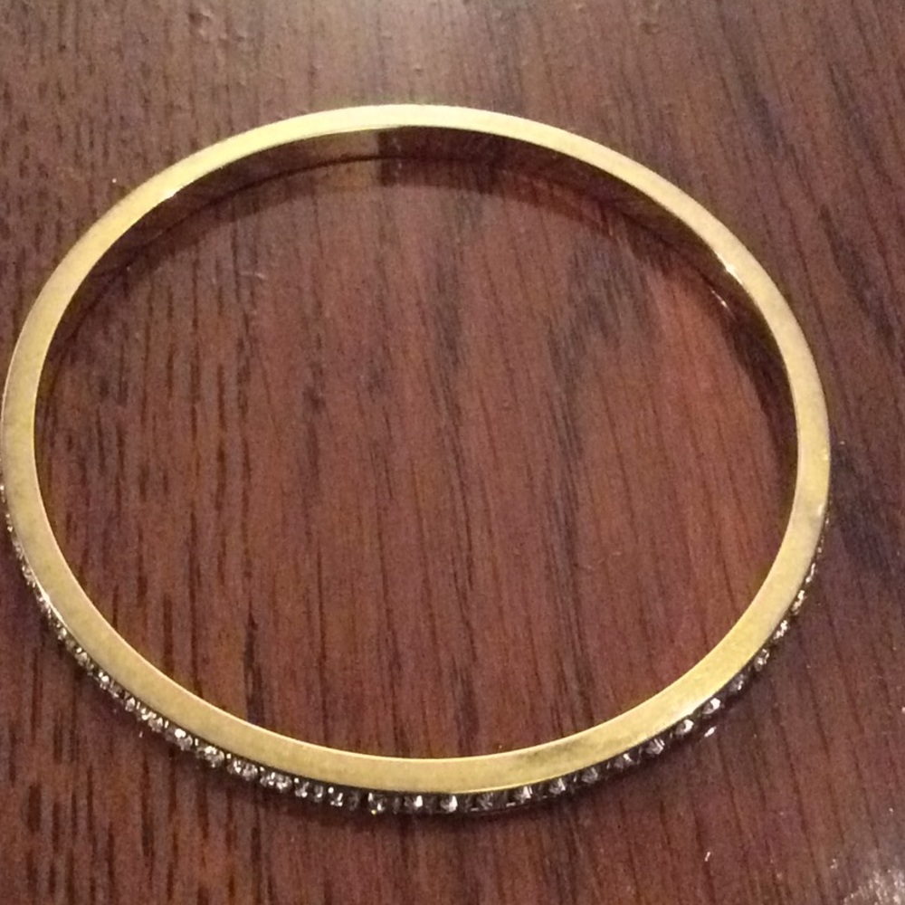 Swarovski Gold Plated Bangle Bracelet - Picture 3 of 5